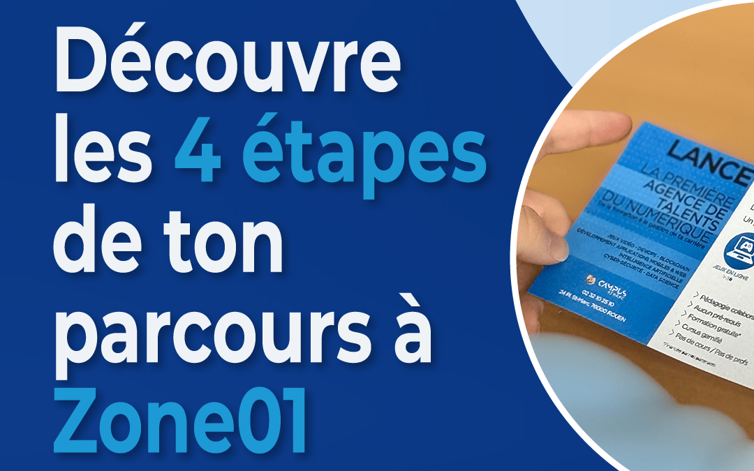 Découvrir les 4 étapes de ton parcours à Start01
